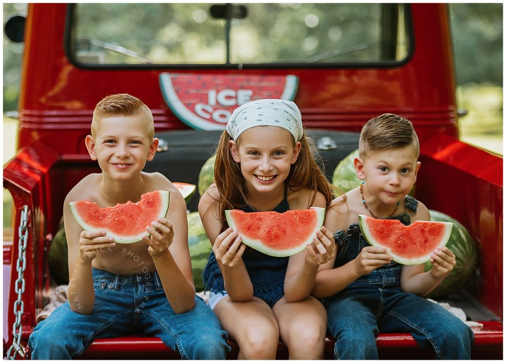 Connecticut Family Photographer Mini Sessions Red Truck Watermelon Fall & Holiday Mini Sessions