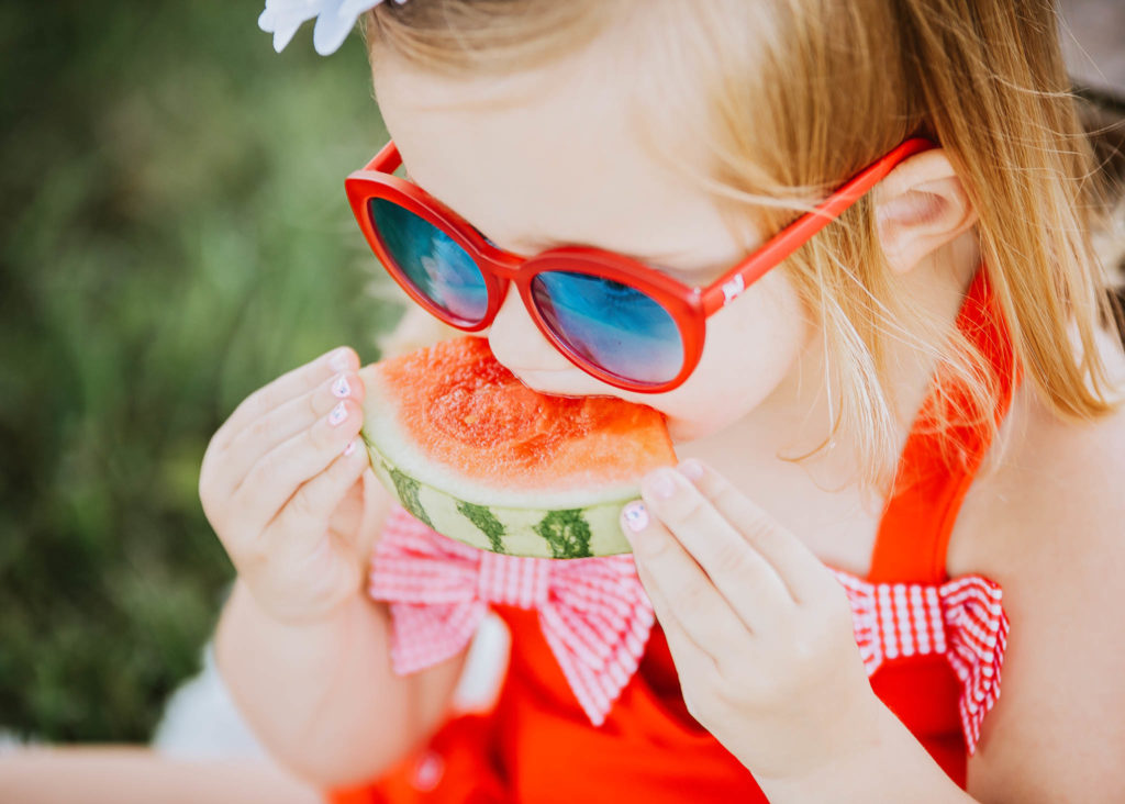 Connecticut Photographer - Summer Mini Sessions - Vintage Red Truck Watermelon Sessions & Strawberry bath Mini Sessions
