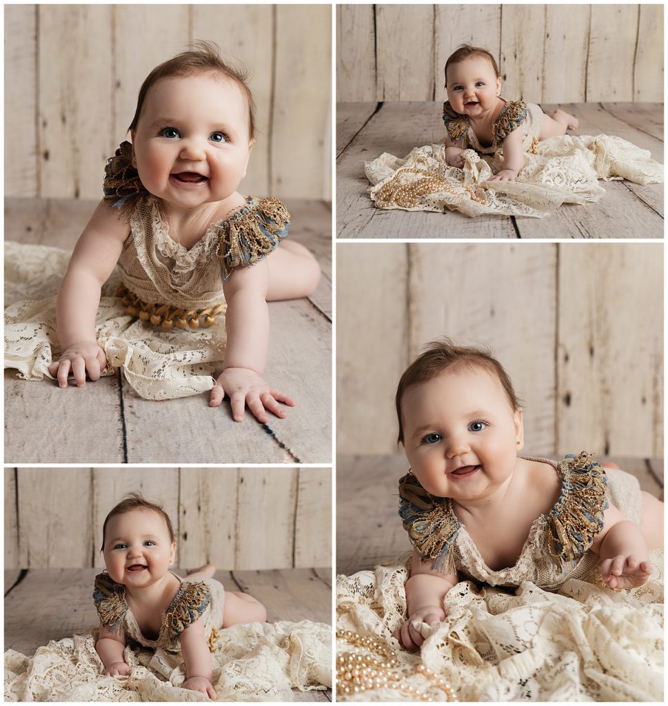 6 9 12 month Vintage Milestone Baby Session Connecticut Photographer - Litchfield County CT, Fairfield County CT, Westchester County NY
