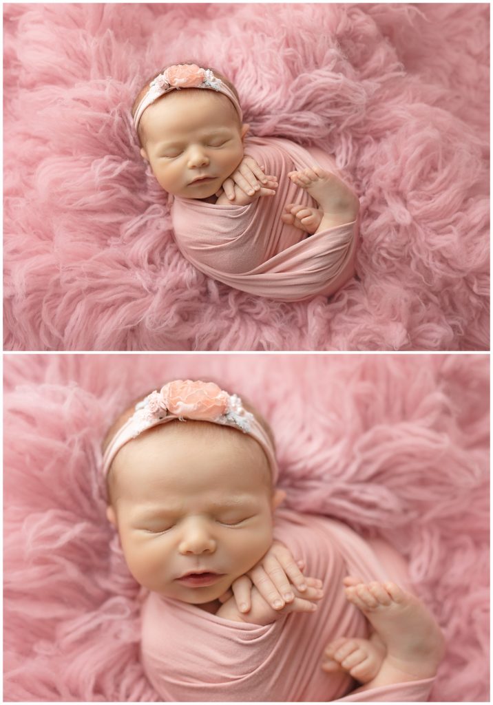 Connecticut Newborn Photographer, CT infant photography - Pink Girl Session - Litchfield County CT, Fairfield County CT, Westchester County NY