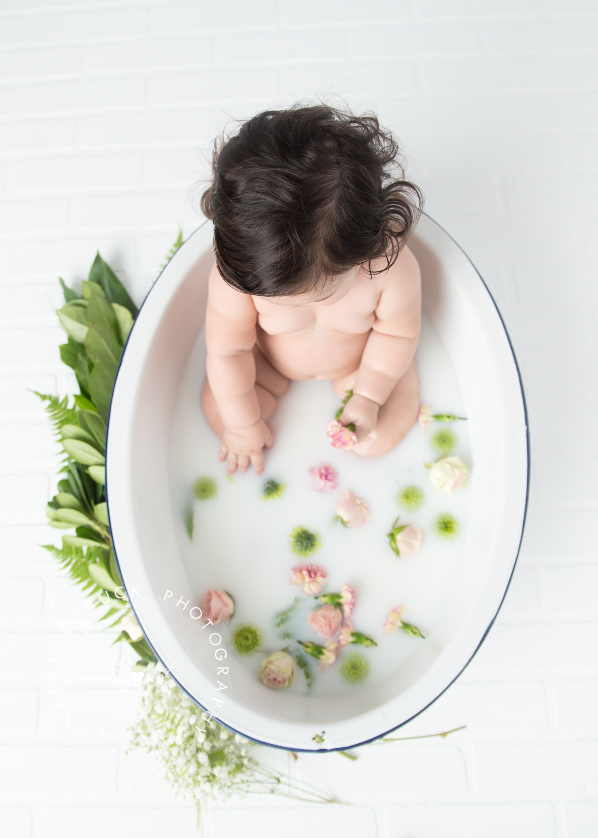 Baby Milk Bath Session - Milestone First Birthday 