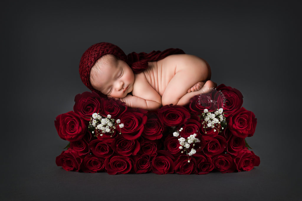 Valentines Day Newborn Baby Photograph - Connecticut newborn Photographer