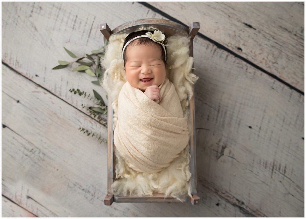 Connecticut's best Newborn Photographer - Litchfield & Fairfield County CT, Westchester NY - Newborn Smile