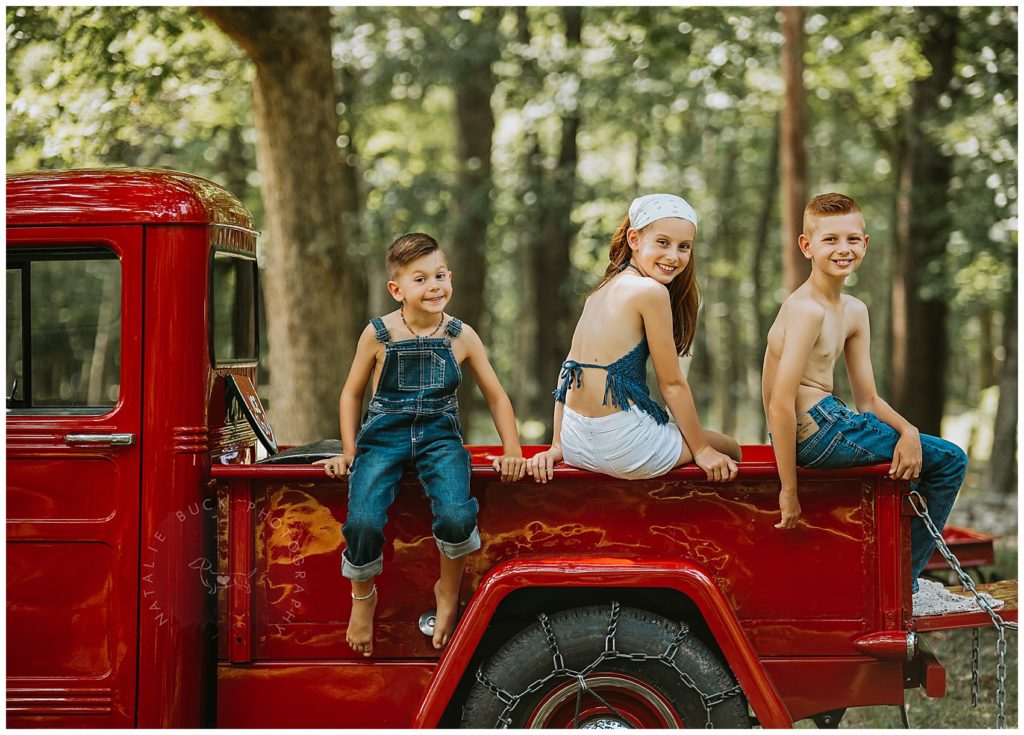 Connecticut Family Photographer Mini Sessions Red Truck Watermelon Fall & Holiday Mini Sessions