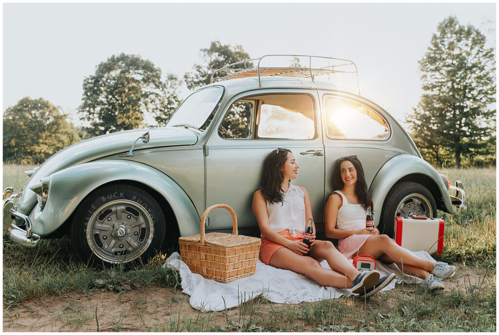 Vintage VW BUG Summer retro Photoshoot Mini Session