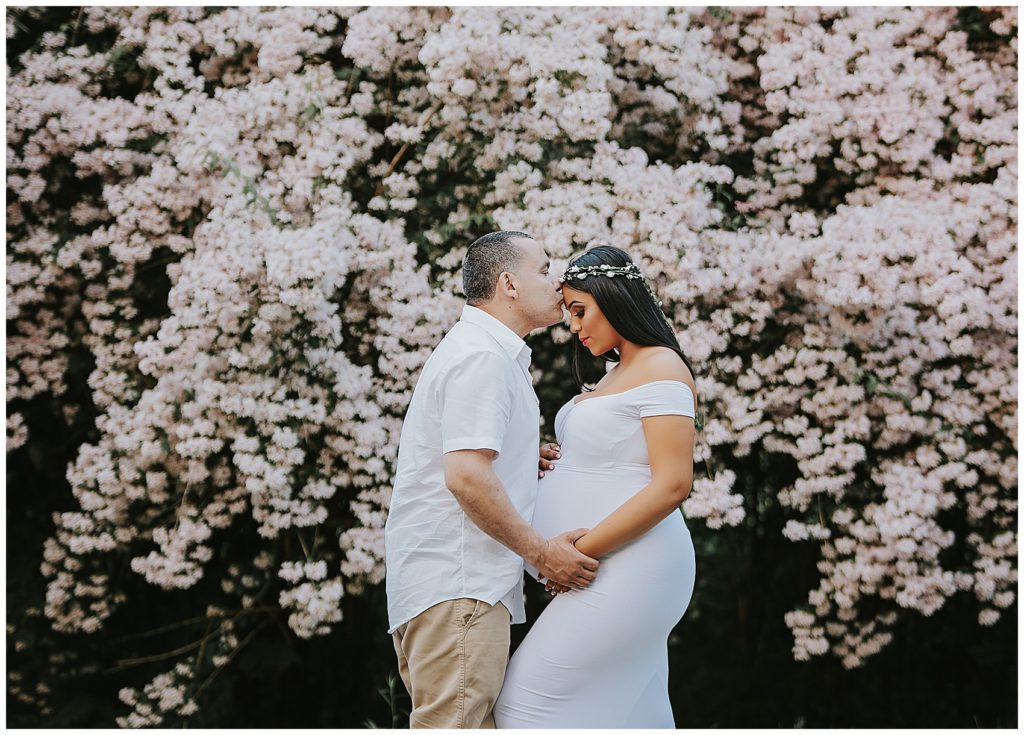 Flowers Sunset Maternity Session - Connecticut Photographer, Weschester County Photographer, Litchfield County Photographer and Fairfield County Photographer